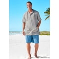 thumbnail image 5 of KingSize Men's Big & Tall Gauze Short-Sleeve Hoodie, 5 of 6