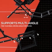 Supllueer Racing Simulator Cockpit x-shaped Belt Seat Foldable Fit for Logitech G923 G920 Fanatec Thrustmaster.Excluding electronic devices