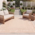 thumbnail image 3 of Safavieh Courtyard Elija Botanical Indoor/Outdoor Area Rug, Natural/Terracotta, 6'7" x 9'6", 3 of 10