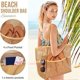 thumbnail image 2 of Sandproof Mesh Beach Bag with Pockets, Waterproof Large Foldable Mesh Swimming Bag Trendy Grocery Shopping Bag Travel Storage Tote Bag for Women, 2 of 5