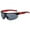 Grey, variant on Half Frame Running Sunglasses for Men Women Lightweight Polarized UV400 Windproof Wrap Around Cycling Glasses Outdoor Sports Sunglasses Perfect Gift, Red,One Size