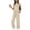 Beige, variant on Two Piece Sets for Women Summer Soft Casual Cap Sleeve Lounge Sets Travel Vacation Airport Outfits