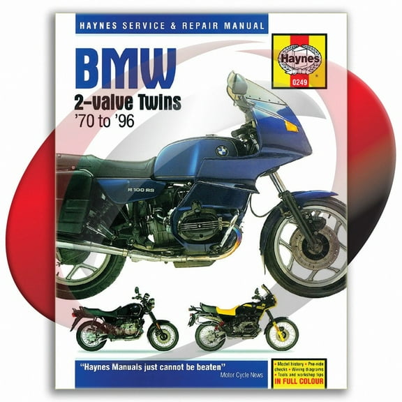 1970-1996 for BMW 2-valve Twins Haynes Repair Manual 249 Shop Service Garage