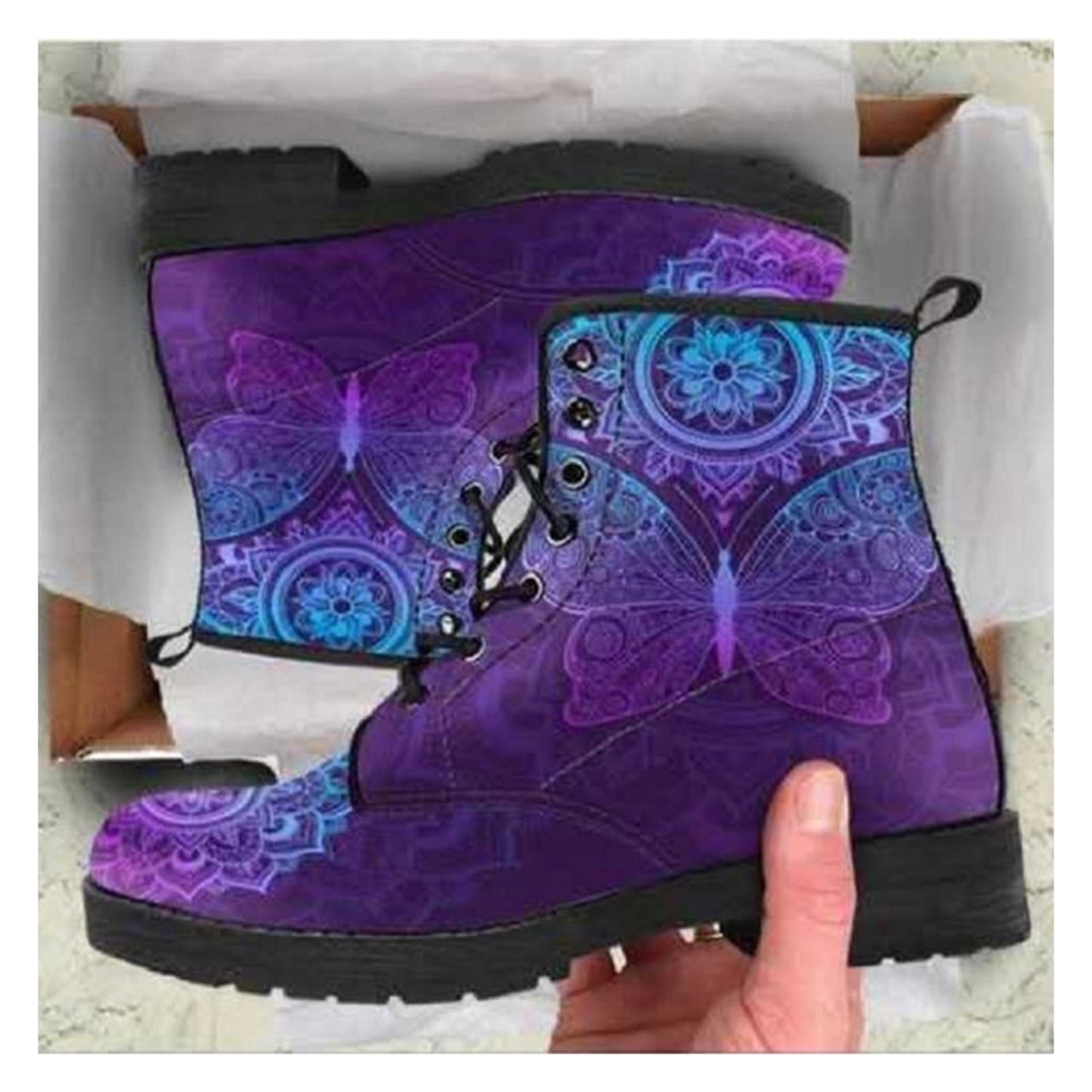 Martin Boots Printing Retrol Style 