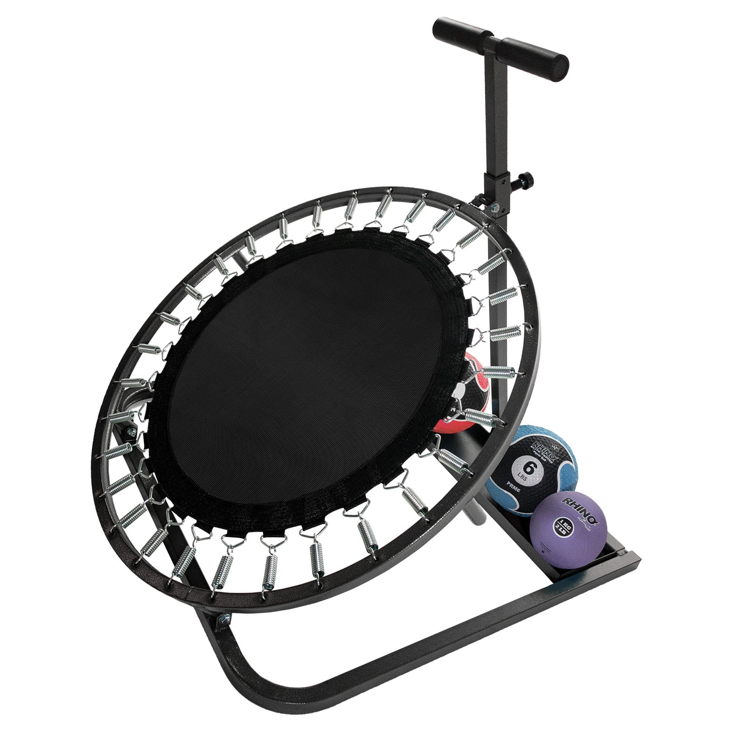 Champion Sports Medicine Ball Rebounder – Adjustable Angle, Steel Frame, Neoprene-Grip Handle, Rehab, Home, Gym Workout, 36"L x 39"W x 42"H, 28"D, Balls Sold Separately