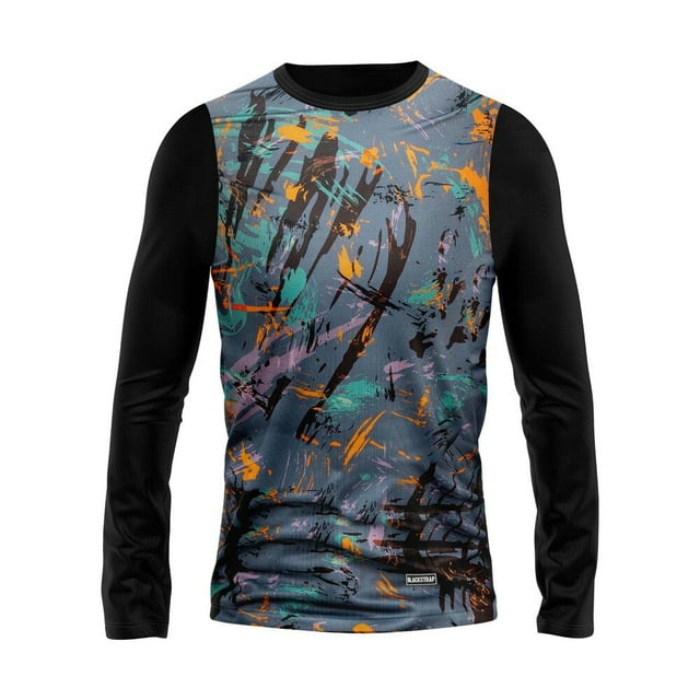 BLACKSTRAP Kid's Therma Crew Baselayer Top Splash Glow, L