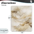 thumbnail image 4 of Stupell Industries Modern Neutral Land Flow Canvas Art, 16 x 20, by Kim Allen, 4 of 8