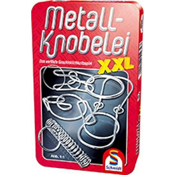 Schmidt Schmidt Metal Brain Teaser Xxl Puzzles In A Tin Puzzles