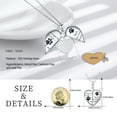 thumbnail image 3 of Coachuhhar Heart Paw Print Locket Necklace 925 Sterling Silver That Holds Pictures Puppy Dog Cat Pendant Necklace Locket Jewelry Gifts for Women, 3 of 9