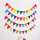 thumbnail image 4 of 6 juegos de banderines de arcoíris, banderines de papel triangulares multicolores para colgar, banderines de arcoíris para decoraciones de fiestas de cumpleaños y festivales, 4 of 7