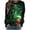 10-Black, variant on Unisex St. Patrick's Day Elderly Print Casual Long Sleeve T-Shirt