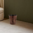 thumbnail image 5 of HOMEMAXS 4pcs Lidless Wastebasket Imitation Wood Grain Trash Can Wastebasket Home Office Round No Lid Garbage Can Without Pressing Ring, 5 of 8