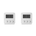 thumbnail image 4 of pitrice Wall Mount Digital Timer Clock Time Management Teachers Training Workout Timing Device Household Bakery White 2Set, 4 of 6