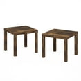 thumbnail image 2 of Furinno Classic Homey Square Side Table, Set of 2, Amber Pine, 2 of 6