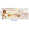 thumbnail image 3 of Dengmore Fall Stickers Be Grateful Admonitions Thanksgiving Day Wall Stickers Maple Leaf Stickers, 3 of 7