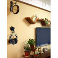 thumbnail image 4 of Gancho de pared individual con cabeza de elefante/gancho con forma de animal, gancho para sombrero, resistente, rústico, regalo decorativo, negro JAMW Sencillez, 4 of 5