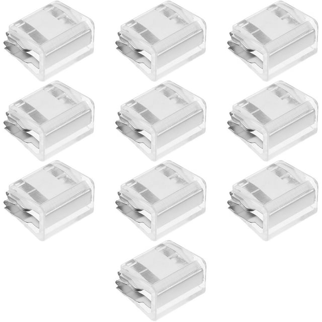 unbranded 10Ud Seguro Transparente Para Correderas Con Llave Fácil Instalación Para Hogar