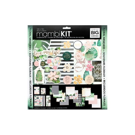 MAMBI Scrapbook Kit 12x12 Floral Memories