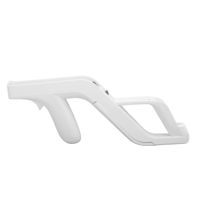 Light gun for Wii controller, scratch-resistant, stable, reduces fatigue, white