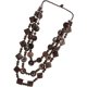thumbnail image 1 of Collar estilo bohemio retro para mujer, con cuentas de madera tejidas a mano y dijes de concha, joyería de moda playera para damas y niñas., 1 of 4