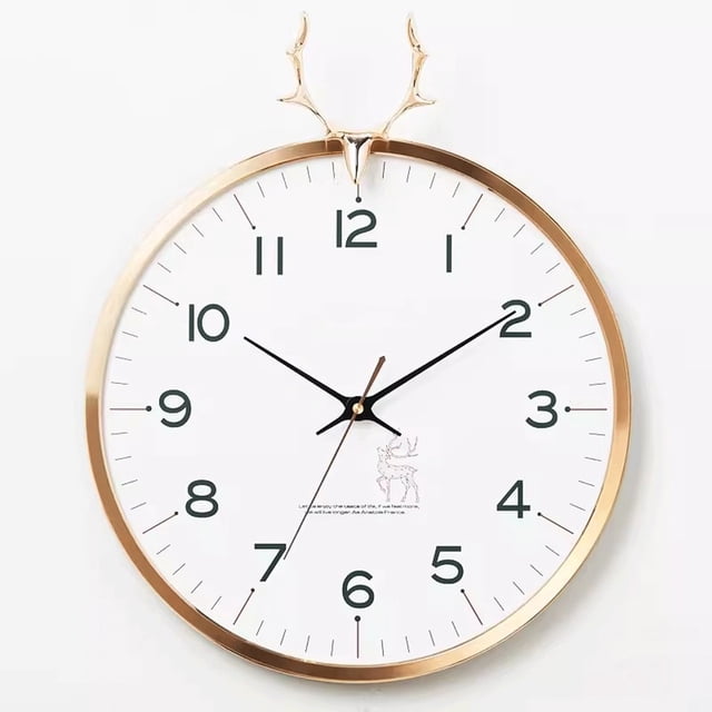 Wall Clock High-end Luxury Quartz Clock, Suitable for Living Room, Study, Bedroom.