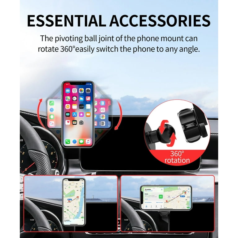 Magnetic Car Phone Holder For 2020-2022 Mercedes GLC & 2019-2021 C-Class (10.25" Screen)