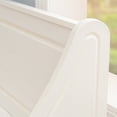thumbnail image 6 of Linon Tobin 2-Piece Farmhouse Corner Dining Nook with Table and Storage, Seats 4-5, White, 6 of 19