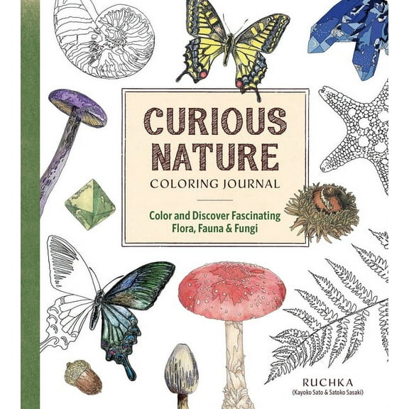 Curious Nature Coloring Journal