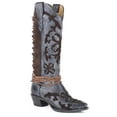 thumbnail image 2 of Women's Stetson Ande Knee High Boots Snip Toe Handcrafted Black, 2 of 2