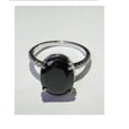 thumbnail image 2 of Bluebelljewels Oval Shape Bridal Ring Set, 14K White Gold Plated Fashion Ring For Her, For Women, Black Diamond Wedding Ring Set, 2 of 4