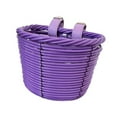 thumbnail image 4 of Cesta de bicicleta para niños Cesta de bicicleta para niños Cesta de ciclismo multifuncional Cesta de manillar delantero para niñas y niños en Púrpura, 4 of 8