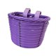 thumbnail image 4 of Cesta de bicicleta para niños, cesta delantera para manillar, portaequipajes portátil con correas ajustables Púrpura, 4 of 9