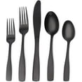 thumbnail image 1 of Matte Black Silverware Set, Satin Finish Stainless Steel Flatware set, Tableware Cutlery Set Service for 1, Utensils for Kitchens, Dishwasher Safe, 1 of 4