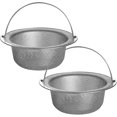 thumbnail image 1 of Colador de fregadero de cocina, colador de fregadero de acero inoxidable de 2 piezas, colador de fregadero de metal, con mango Baobao, 1 of 5