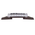 thumbnail image 3 of Archtop Guitar Rosewood Bridge W/ Chrome Plated Regular Saddles Adjustable, 3 of 8