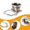 thumbnail image 4 of Adaptador de tubo descendente de turbina con brida en forma de V para adaptador de acero inoxidable T25T28 GT25 GT28 como se muestra, como se muestra, 4 of 5