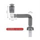 thumbnail image 3 of Herramienta para eliminar olores y obstrucciones en desagües | Limpiador de obstrucciones en la ventilación de tuberías de alcantarillado | Tapón sellador para desagües de fregaderos de cocina y baño, 3 of 7