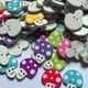 thumbnail image 3 of 50 botones de costura con diseño de dibujos animados, botones decorativos de madera con forma de seta, accesorios para ropa, 3 of 7