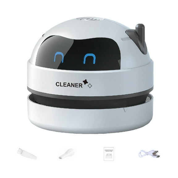 Desktop Vacuum Cleaners Portable Vacuum Machine Quiet Cleaning Machine Plastic Texture Home Cleaning Tool for Pet Hair