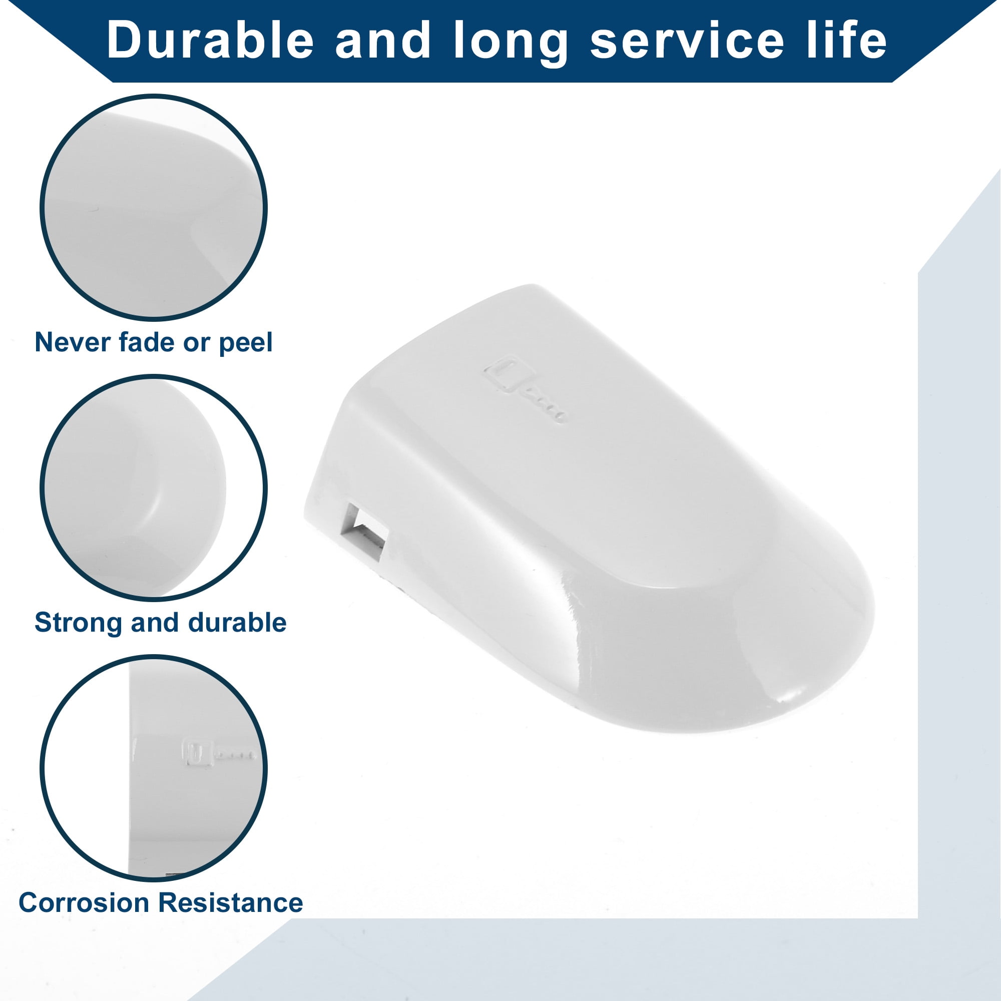 Unique Bargains Front Left Exterior Door Handle Cover for Jaguar XK 2007-2015&XF 2009-2015