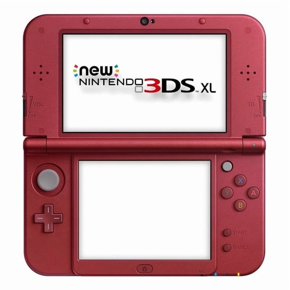 Restored Nintendo New 3DS XL/LL Gaming Console, Red