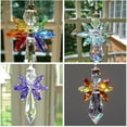 thumbnail image 4 of Modern Rainbow Crystal Angel Chakra Suncatcher Car Charm Pendant, 4 of 5