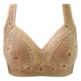 thumbnail image 1 of Vest Type Adjustable Women's Lingerie Gathered Mother Models Collect Side Breasts Lace Non Ring Bra, 1 of 9