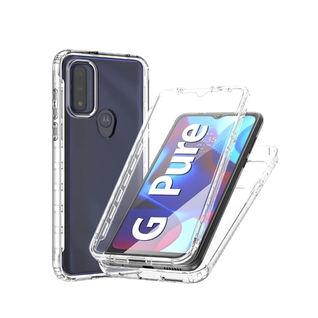 Funda 360 Degradada Uso Rudo Cely Vesmir Transparente Más 2 Micas De Pantalla