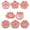 Pink, variant on Mosey 8Pcs/Set 3D Flower Shape Cookie Cutters Plastic Biscuit Mold Cookie Stamp DIY Fondant Cake Mould Baking Pastry Bakeware Kitchen Supplies