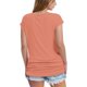 thumbnail image 4 of Eres Más Que una Camisa de Puntuación de Prueba Sexy de Manga Corta Lentejuelas Suelta Camisa de Blusa con Cuello en V, Poliéster, 4 of 9