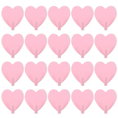 

20Pcs Heart-shaped Hooks Stainless Steel Hooks Bathroom Hooks Heart-shaped Buckles