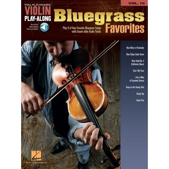 Hal Leonard Violin Play Along Bluegrass Favorites - Violin Play-Along Volume 10 Book/Online Audio, Book 10, (Paperback)