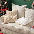 thumbnail image 5 of Soft Plush Decorative Cushion Cover Throw Pillow Case Pack of 2, 18''x18'' 12 Colors (With or Without Inserts), 5 of 34