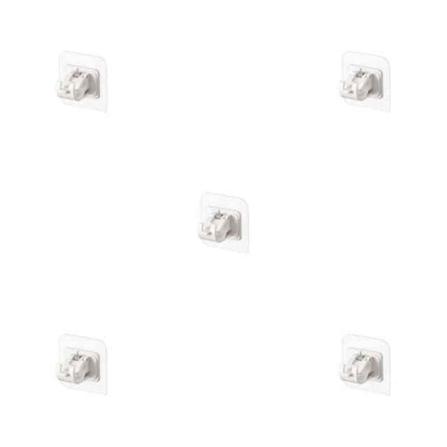 Soporte para barra de cortina Bearachild autoadhesivo Blanco